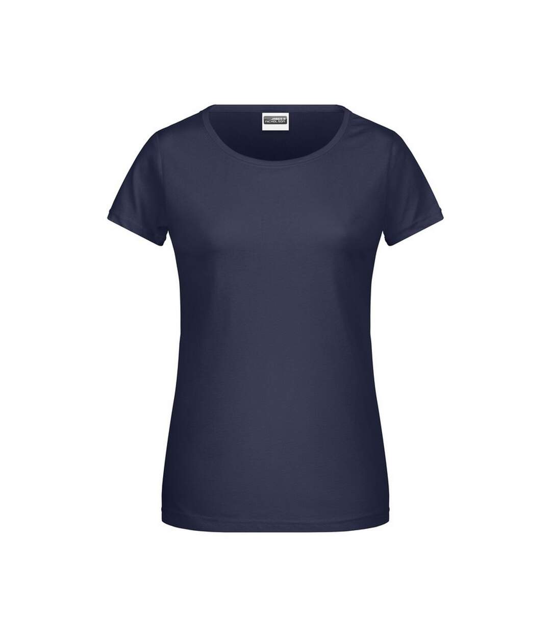 T-shirt Basic Femme Bleu Marine James And Nicholson-1
