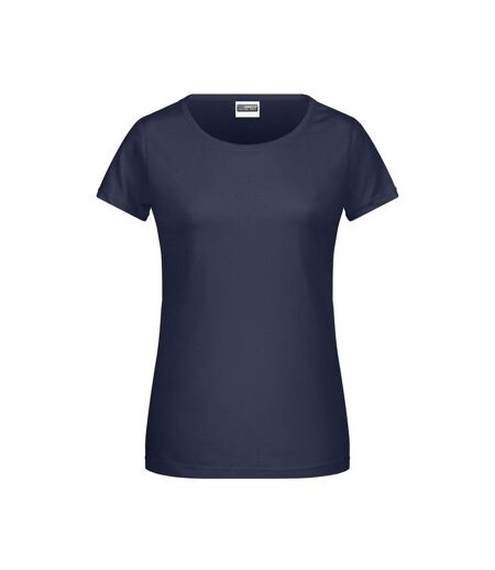 T-shirt Basic Femme Bleu Marine James And Nicholson