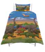 Dino Herd Reversible Duvet Set Multicoloured Floso-3