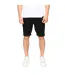 Mens Youlgreeve Denim Belted Shorts Black Wash Crosshatch-3