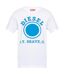 T-shirt Motif/style À Pois Homme Blanc Diesel-1