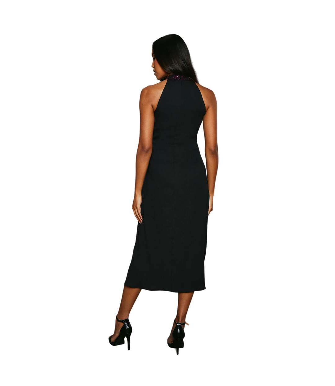 Robe Mi-longue Femme Rose Principles-2