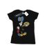 Disney T-Shirt coton Pinocchio Jiminy Cricket Femme/Ladies (Noir) - UTBI48060-1