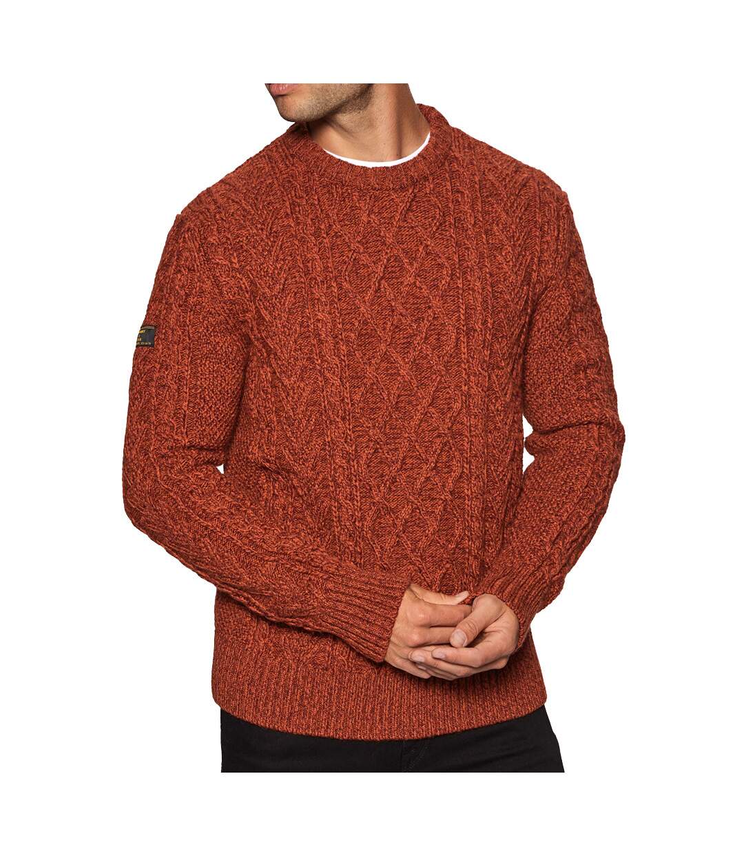 Pull Rouge Homme Superdry Jacob Cable