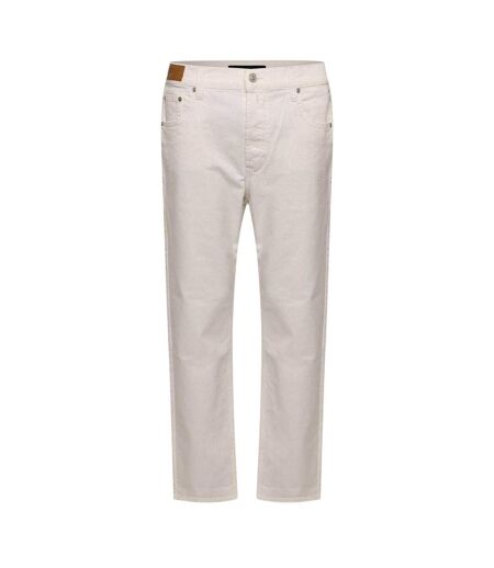 Womens/ladies Straight Jeans White Replay