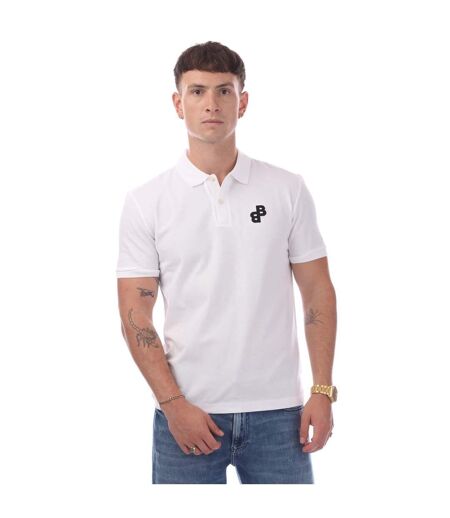 Polo Parlay Homme Blanc Hugo Boss