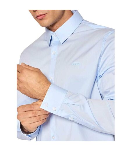 Chemise Homme Bleu Clair Guess