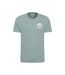 Mens St Davids Printed Organic T-shirt Pale Green Mountain Warehouse-1