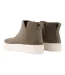 Womens/ladies Verona Leather Mid Cut Platform Ankle Boots Green Toms-2