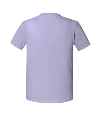 Mens iconic 195 ringspun premium tshirt soft lavender Fruit of the Loom