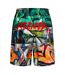 Mens Graffiti Shorts Multicoloured Print Off White-3