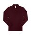 Chemise Manches Longues Motif/style Uni My Polo Homme Bordeaux Chiné B&C-1