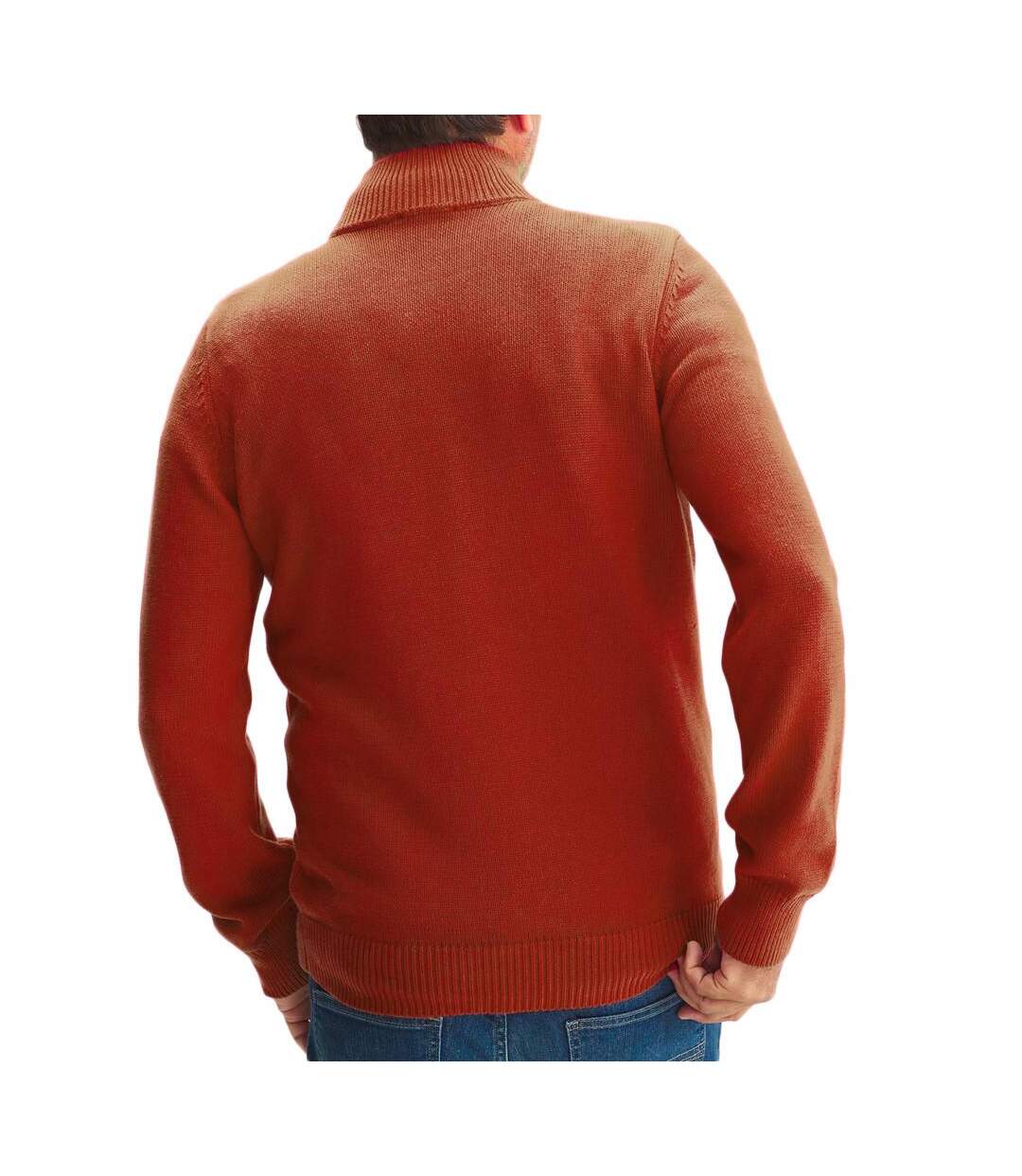 Pull Orange Homme TBS Berylca - S-2