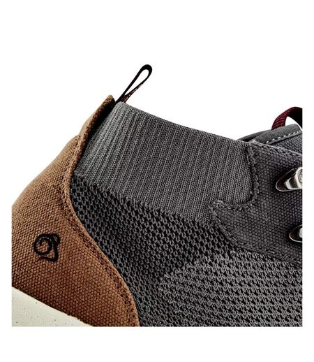 Craghoppers Mens Eco-Lite Sneakers (Gray/Brown Tan) - UTCG1795