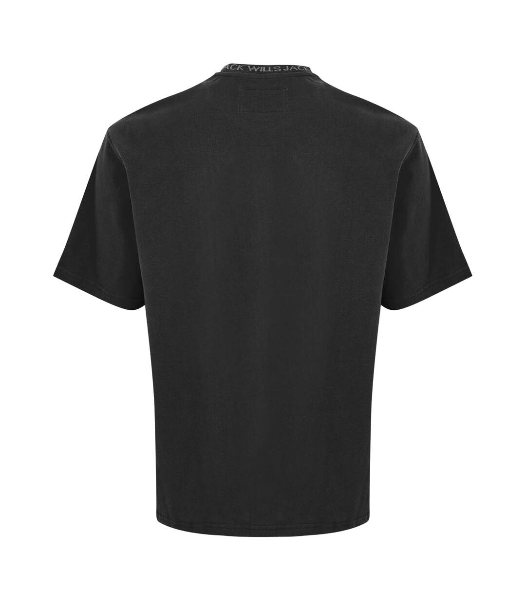 Mens Jacquard T-shirt Black Jack Wills-3