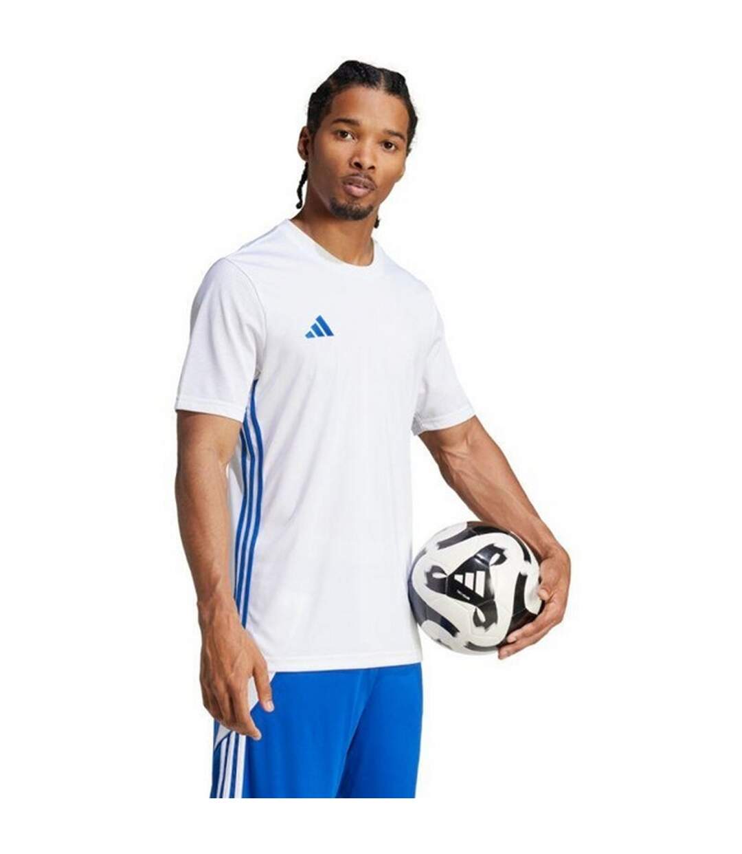 Maillot Table Homme Blanc Bleu Adidas-1