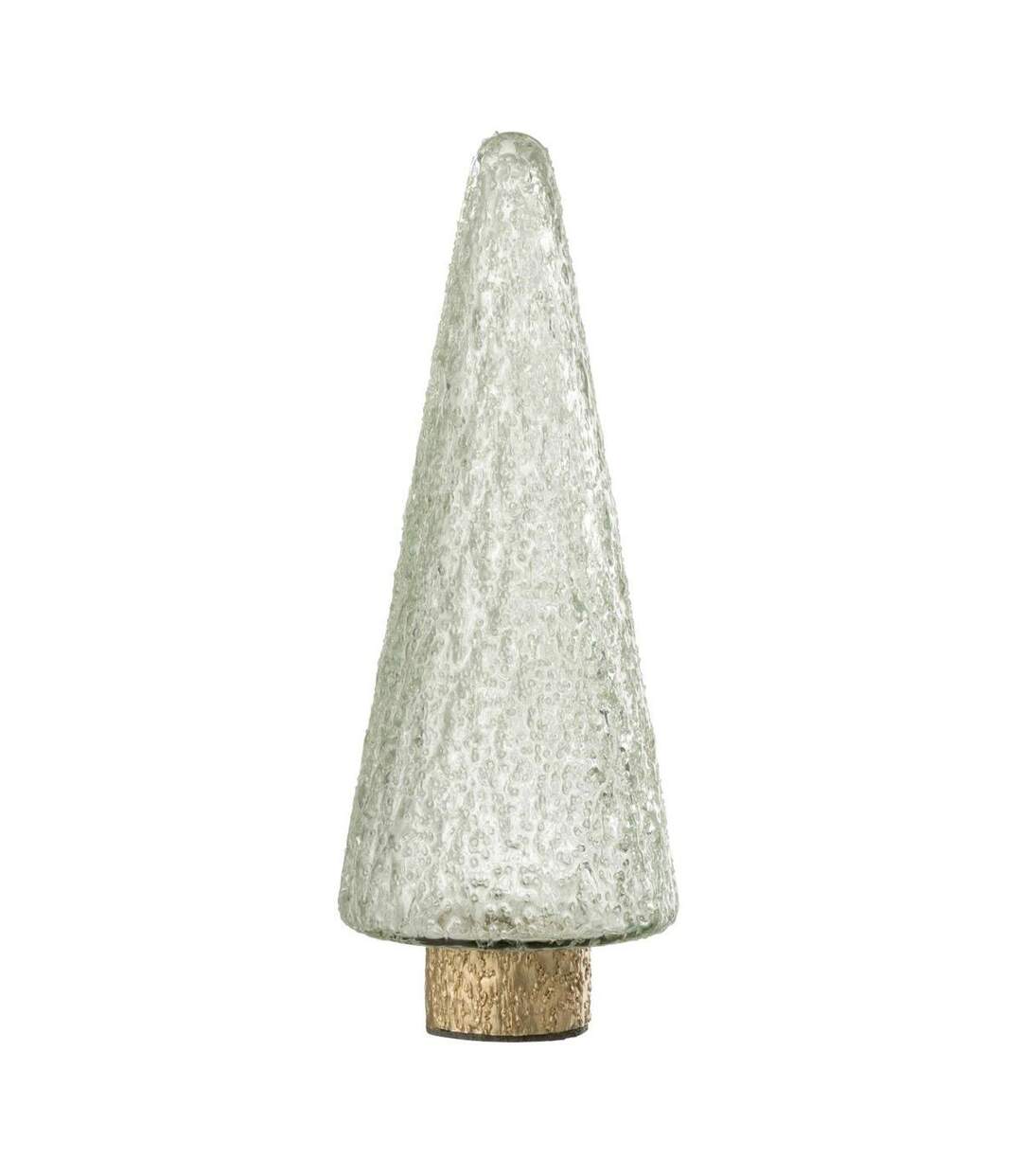 Sapin de Noël Déco en Verre Ema 32cm Transparent-1