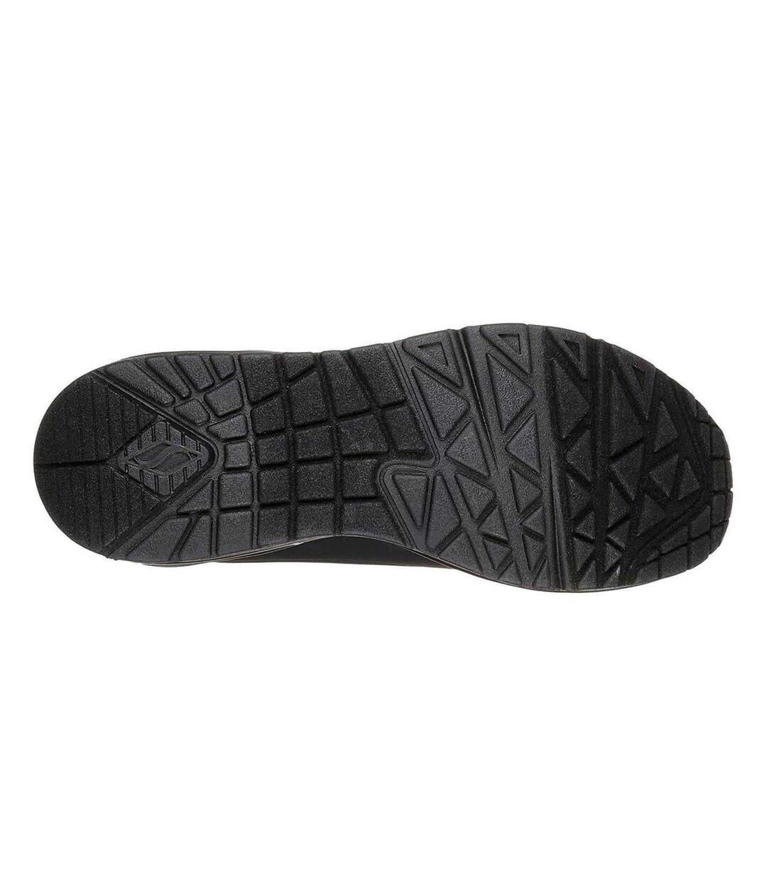 Baskets Uno Stand On Air Femme Noir Skechers-2
