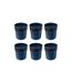 Lot de 6 Mugs Design Roma 30cl Bleu