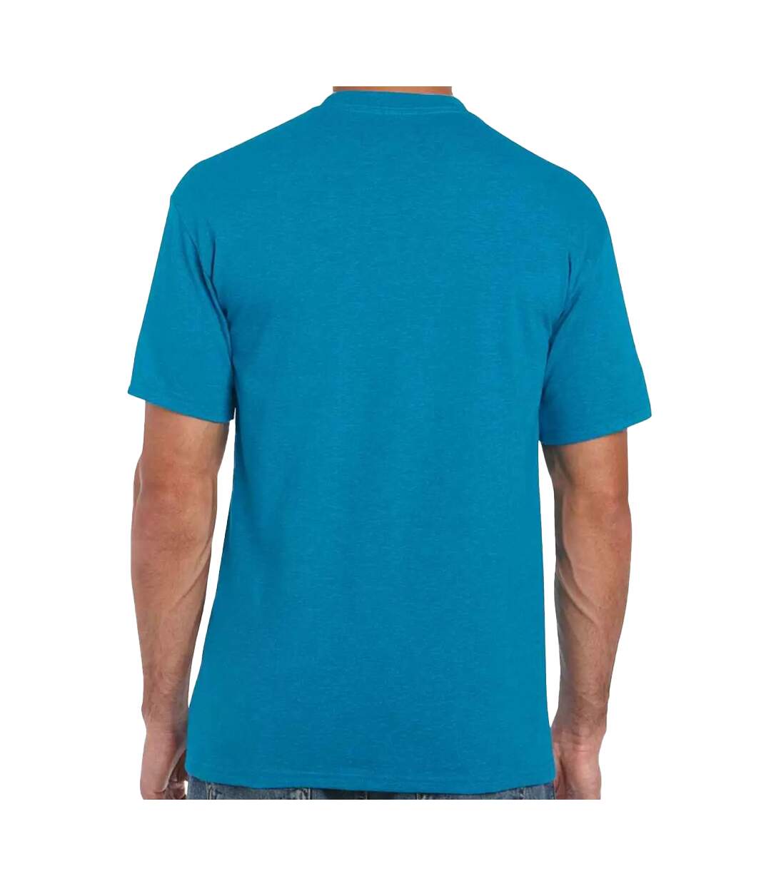 T-shirt Motif/style Chiné Adulte Saphir Chiné Gildan-2