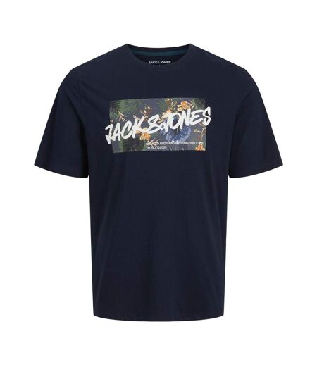 T-shirt marine homme jack & jones hawaiitee - xxl