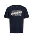 T-shirt marine homme jack & jones hawaiitee - xxl-3