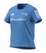 Womens/ladies Berlin Half Logo T-shirt Blue Burst Adidas-3