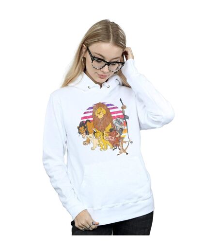 Disney - Sweat à capuche THE LION KING PRIDE FAMILY - Femme (Blanc) - UTBI9381