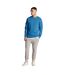 Mens crew neck long-sleeved sweatshirt spring blue Lyle & Scott