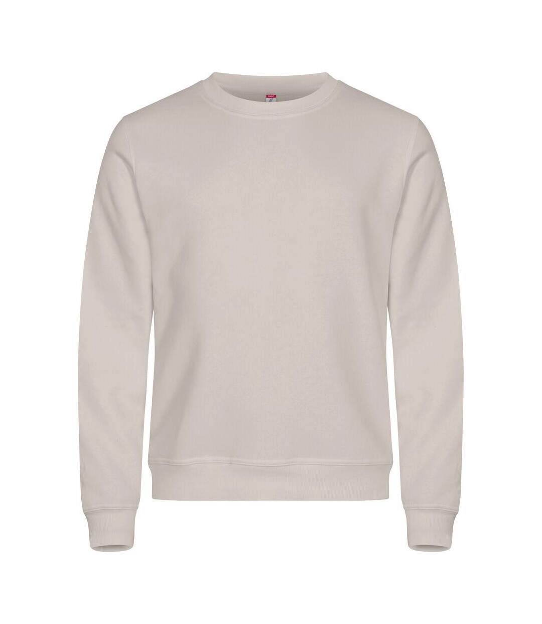 Unisex Adult Miami Round Neck Sweatshirt Grey Melange Clique-1