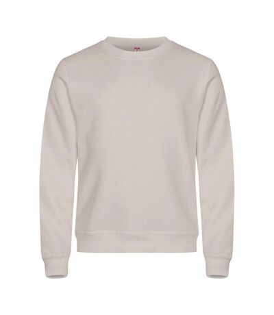 Unisex Adult Miami Round Neck Sweatshirt Grey Melange Clique