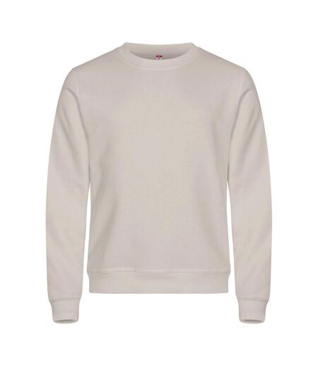 Unisex Adult Miami Round Neck Sweatshirt Grey Melange Clique