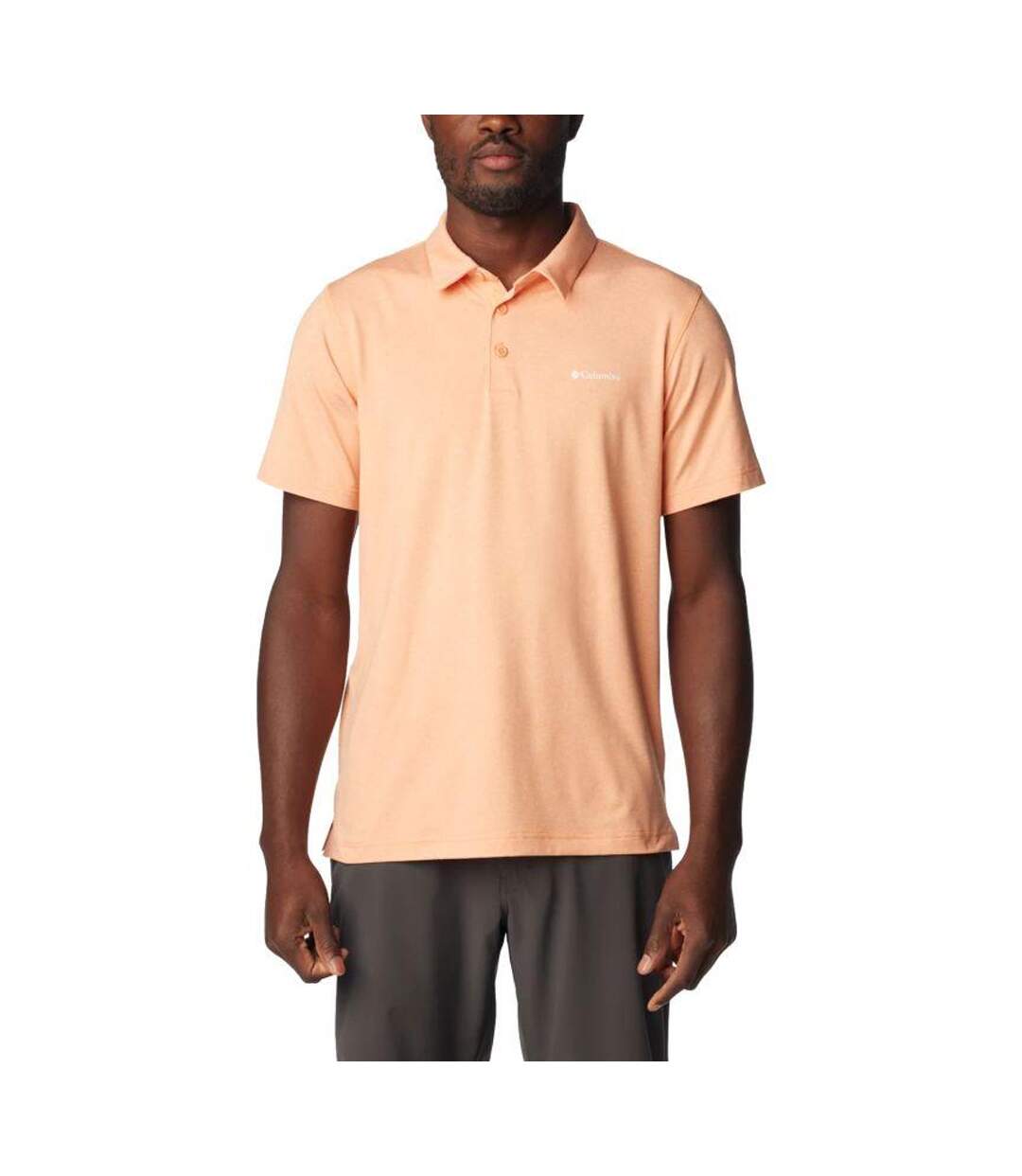 Polo Tech Trail Homme Orange Columbia-1