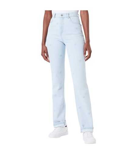 Womens/ladies Gayang Relaxed Fit Jeans Turquoise Hugo