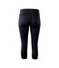 Womens/ladies Sariu 3/4 Leggings Black Martes-2