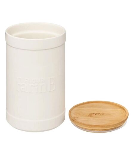 Boîte à Farine Natureo 19cm Blanc