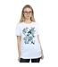Disney Femme/Les femmes The Jugle Book Mowgli Tale Coton Boyfriend T-Shirt (Blanc) - UTBI28327-2