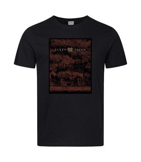Unisex Adult Flamingo Sleep Token T-shirt Black Amplified