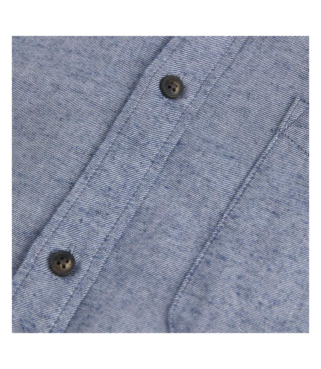 Chemise bleu/gris homme jack & jones classic melange-2