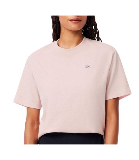 T-Shirt rose femme lacoste t-shirt relaxed fit
