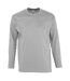 SOLS Monarch - T-shirt à manches longues - Homme (Gris chiné) - UTPC313