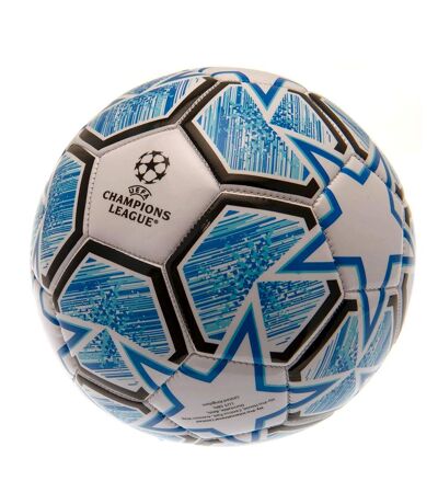 UEFA Champions League - Ballon de foot SKYFALL (Blanc / Bleu / Noir) (Taille 5) - UTTA8817