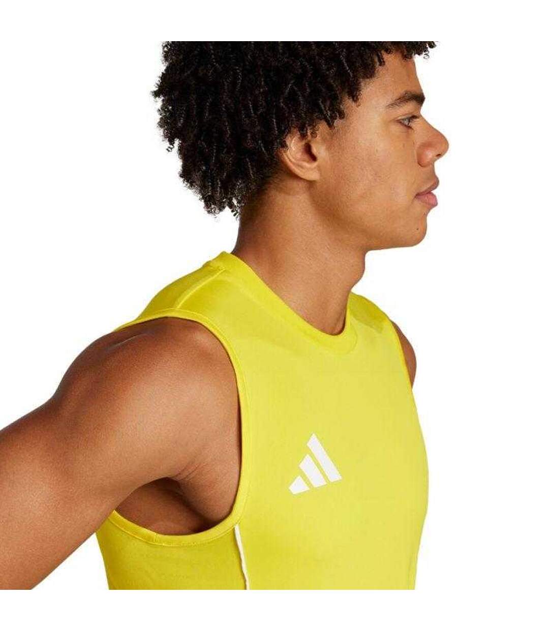 Maillot Sans Manches Tiro Competition Homme Jaune Adidas-4