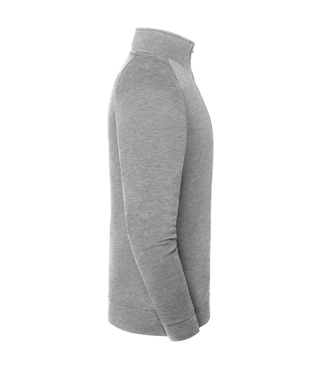 Sweat Iconic Premium Adulte Gris Clair Chiné Fruit Of The Loom-3