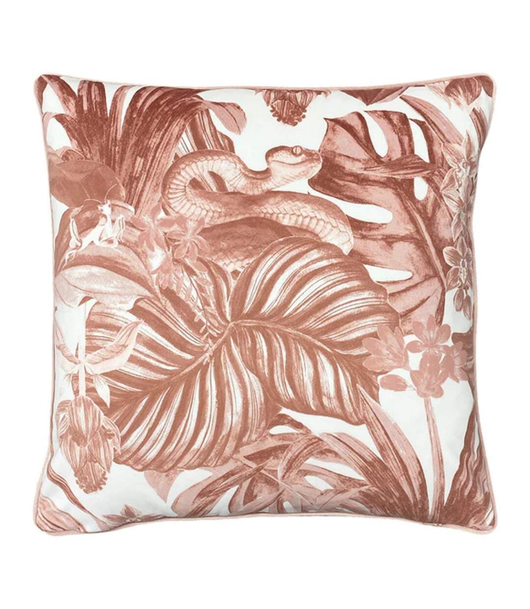 Medinilla tropical leaves cushion cover one size sage green/blush Furn-2