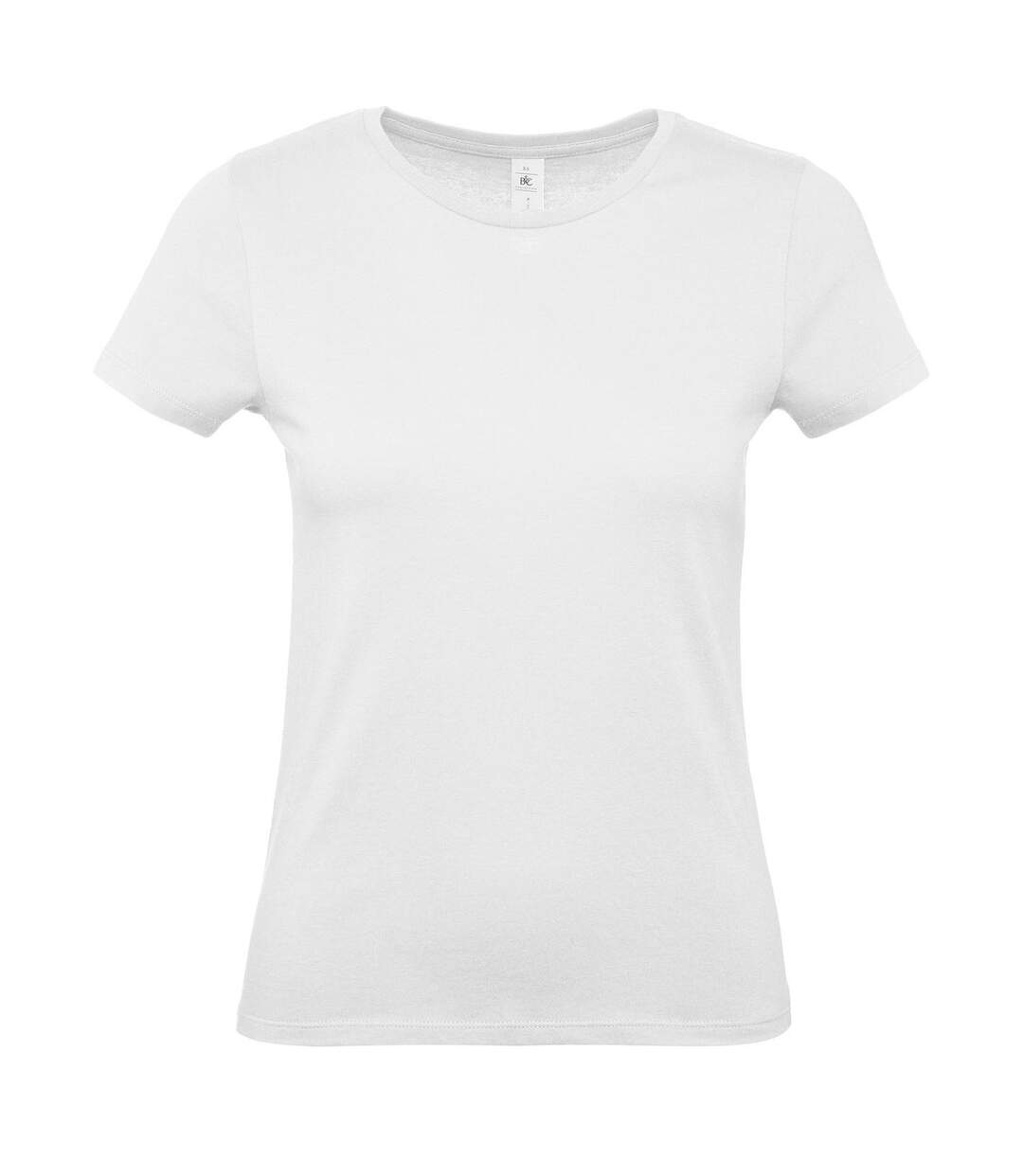 B&c Womens/ladies #e150 Tee-shirt Blanc B And C-1