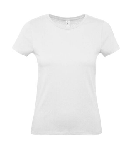 B&c Womens/ladies #e150 Tee-shirt Blanc B And C