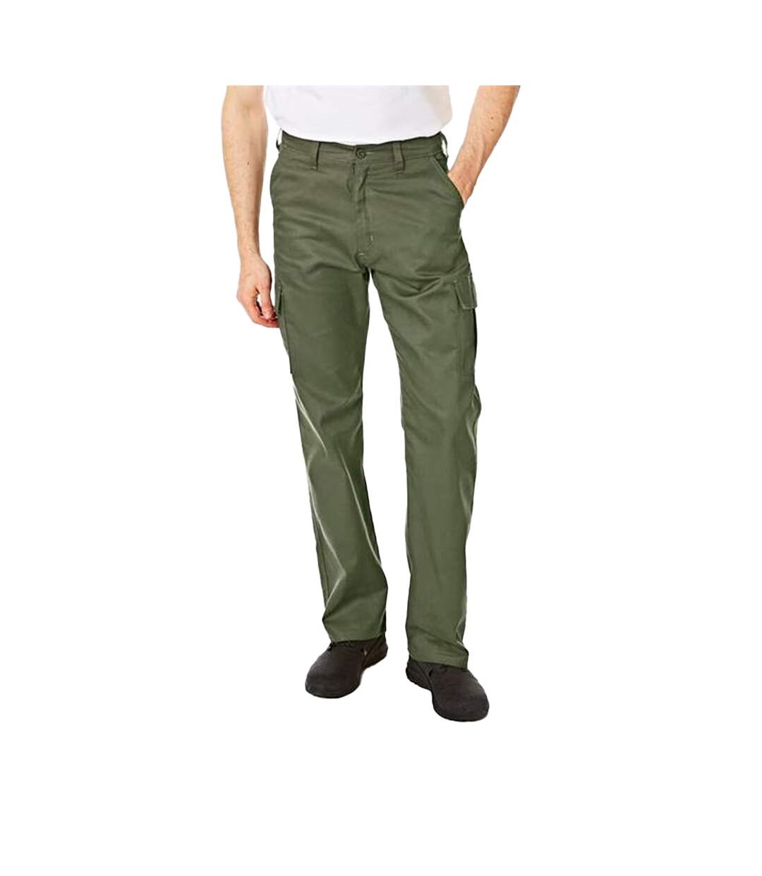 Pantalon à poches homme vert kaki Lee Cooper-1