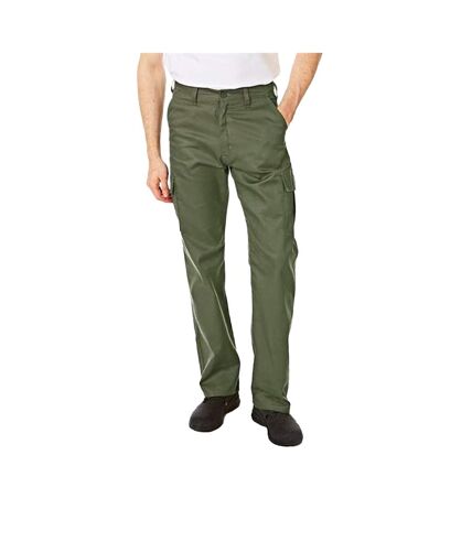 Pantalon à poches homme vert kaki Lee Cooper