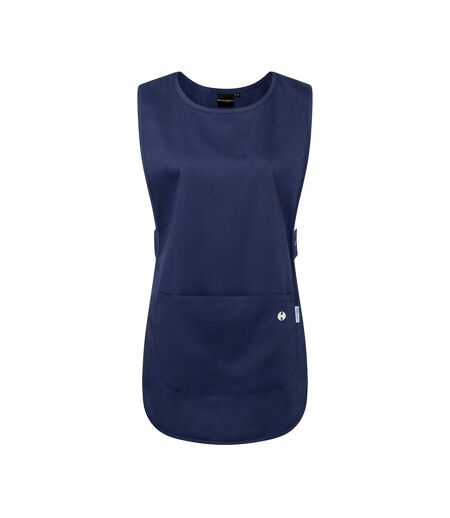 Womens/ladies Essential Pull Over Work Tunic Navy Karlowsky